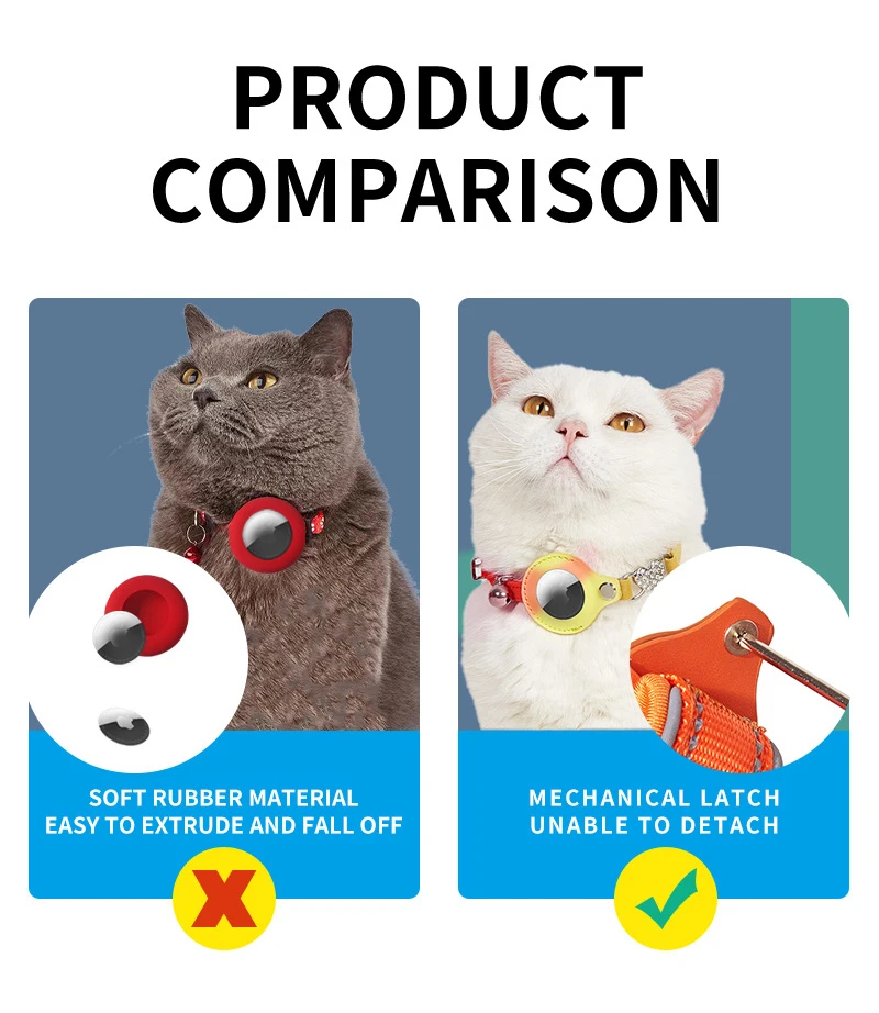 Wholesale Pet Dog GPS Tracking Collar Adjustable Flocking Fabric Luxury Design Cat Collar for Small Dogs