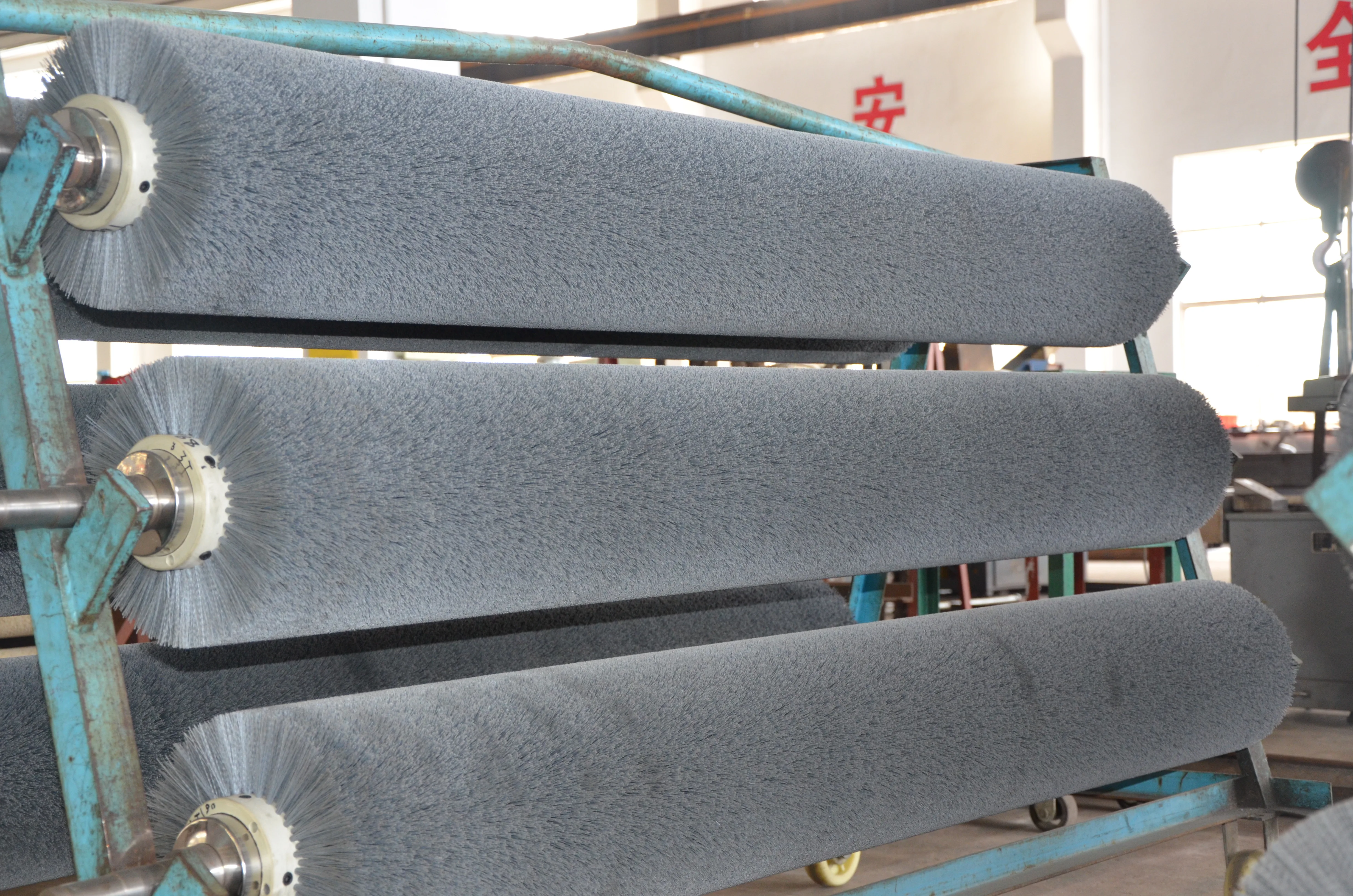 Brushing (sueding) roller with stainless steel/ carbon steel with all colour