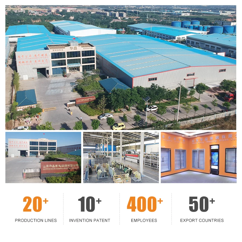 OEM Refrigerator Spare Parts Commercial Freezer Display glass door for Supermarket