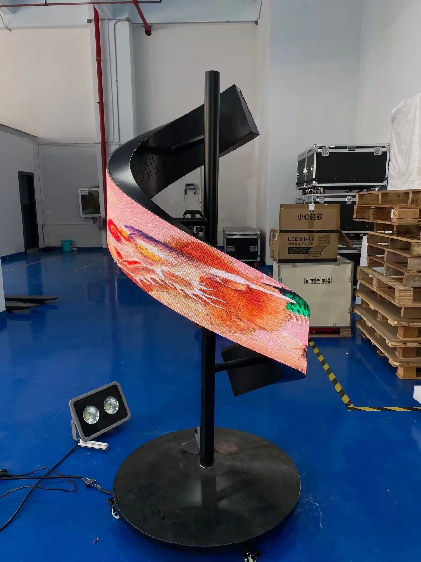 Indoor Circle Round LED Screen P2.5 P2 P1.875 P3 P4 Indoor Flexible Soft LED Module P4 240x120mm Indoor Bendable LED Module