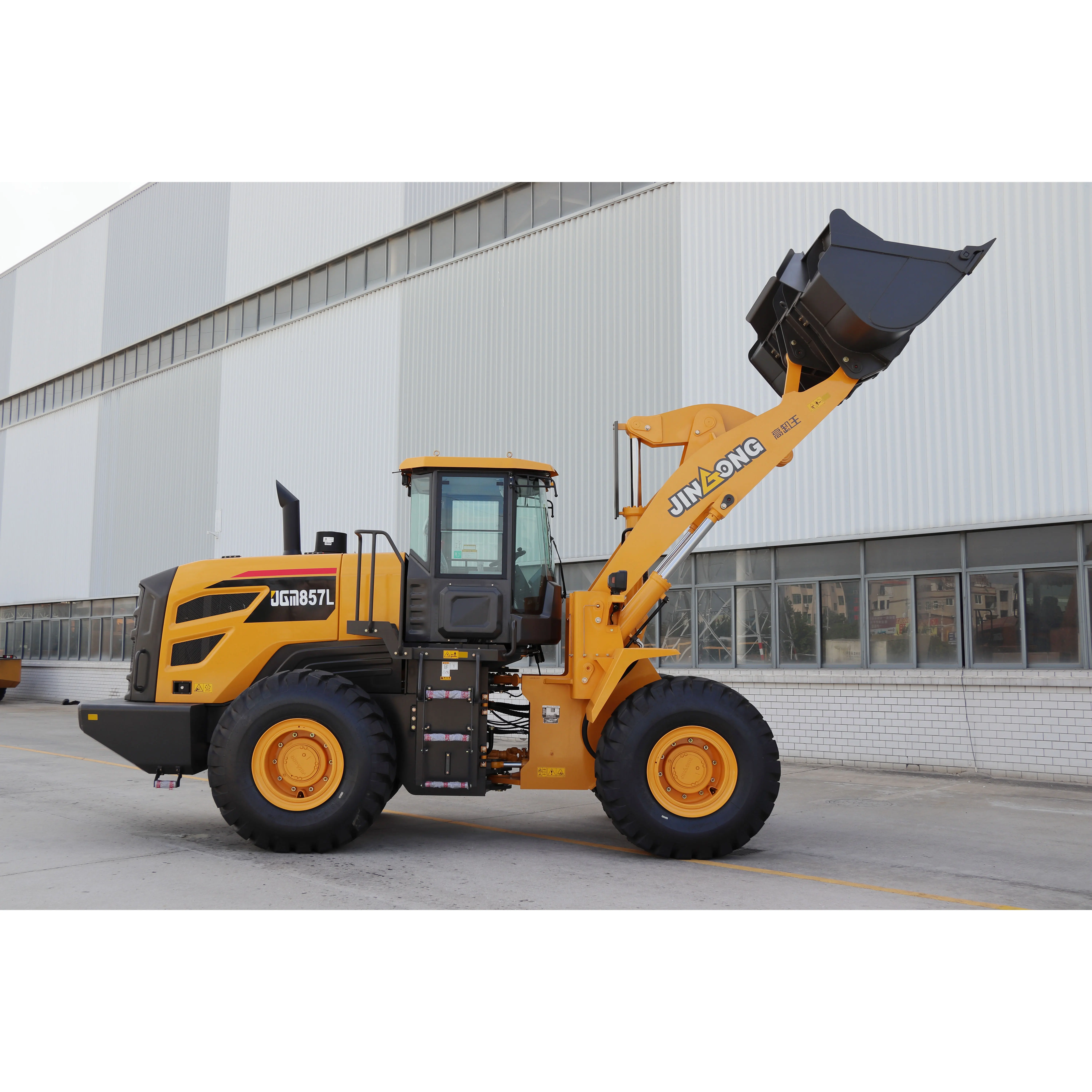 Строительная машина 5 м3 ковш 8 тонн JGM857 zl20f колесный погрузчик Землеройная техника малый