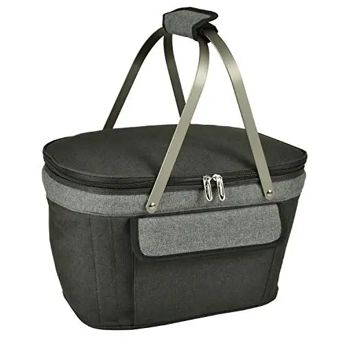 Factory Customized Waterproof Picnic Basket With Cooler bag Soft Insulated Picnic cool bag