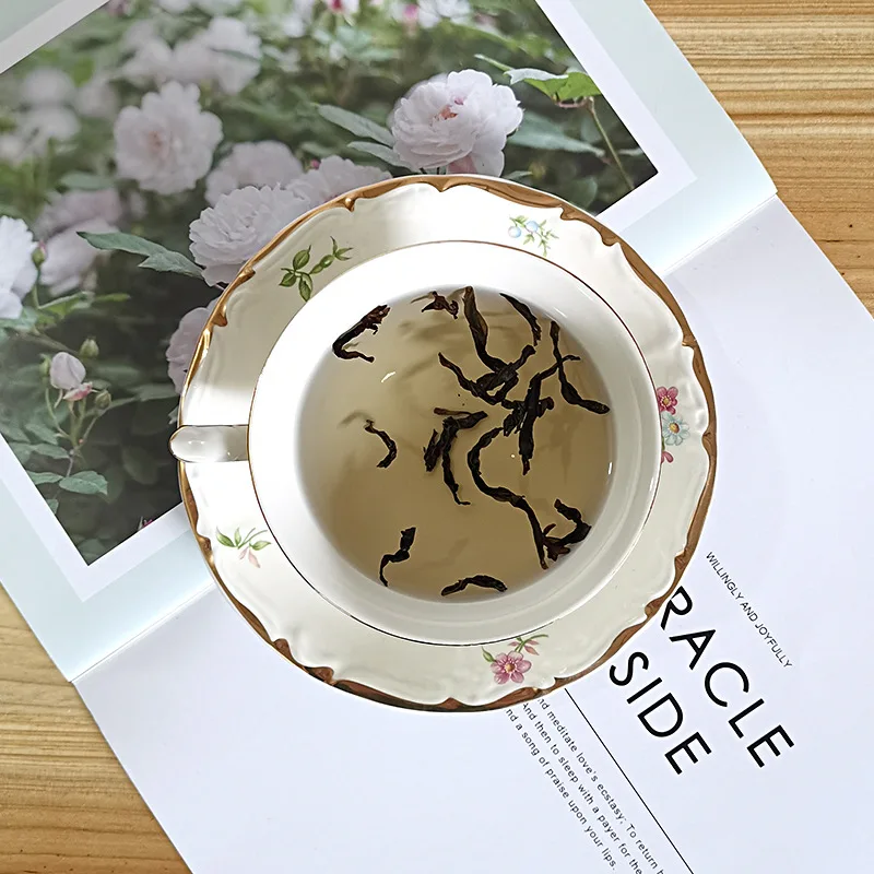  Английская чашка для послеобеденного чая и блюдце керамическая кофейная с цветочным узором