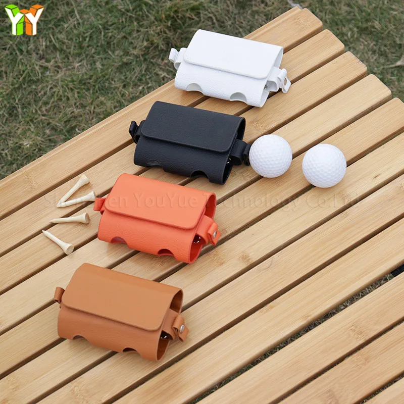 Sample Stock Portable Golf Ball Storage Case with Tee Holder golf Storage Case for outdoor ball and tee not included