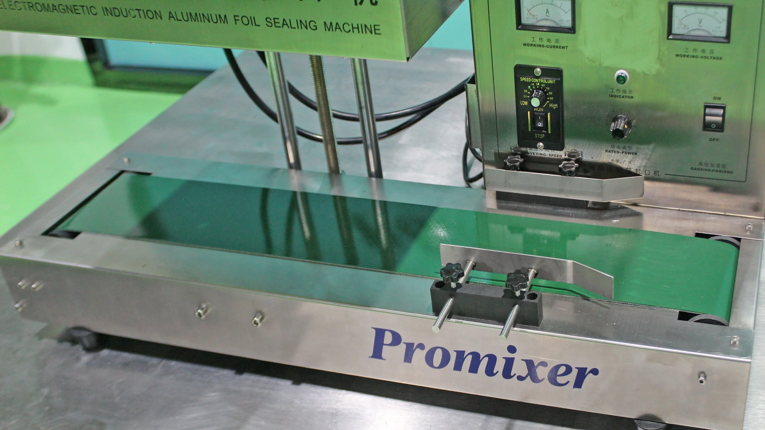 Automatic Continuous Plastic Bottle Electromagnetic Induction Aluminum Foil Sealing Machine