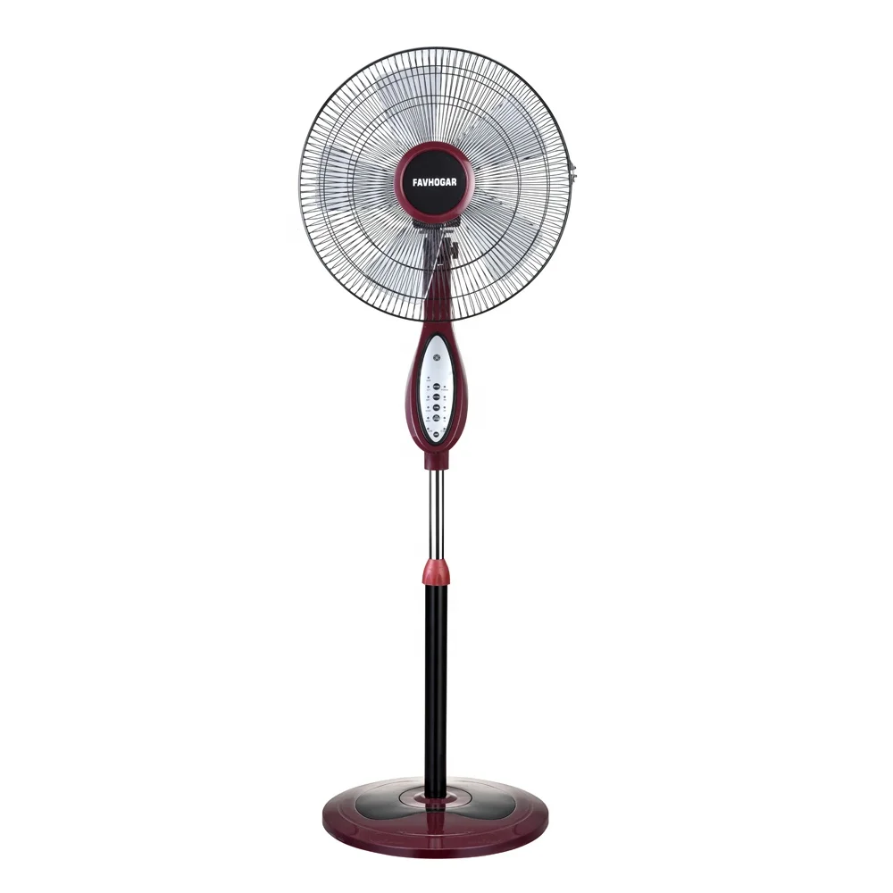 5 AS blades pedestal air circulator fan 16 inch large floor fan remote control for bedroom