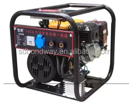Portable Electric Stick Welding Machine Diesel & Gasoline Powered for Construction Industries with Engine Included