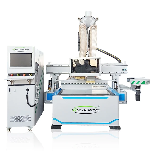 
Automatic Multi-spindles ATC CNC Router Wood Furniture Kitchen Cabinet Making Nesting Machine for Sale 