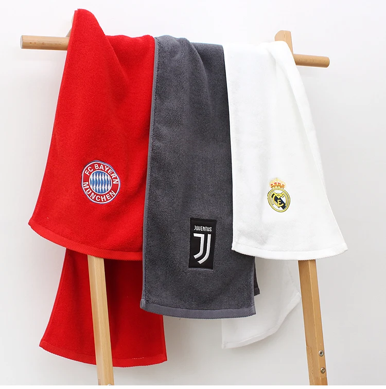 Custom Personalized sport towel cotton american youth football teams game streamer towels microfiber with custom logo