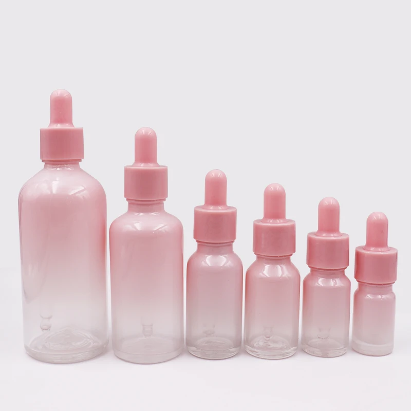 Skincare packaging big glass drop bottle oil perfume Glass Pipette Graduated 30ml Glass Dropper Bottle botellas de vidrio