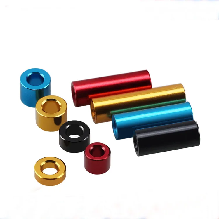  M3 * 10 алюминиевая черная анодированная внутренняя резьбовая