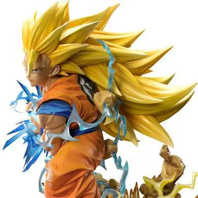 Popular Anime DBZ Super Saiyan Son Goku 25CM Action Figure PVC Model cartoon toy