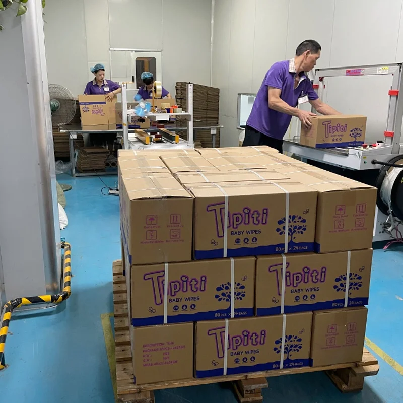 Wholesale 80pcs Baby Wipes Custom Disposable Best Quality Cleaning Natural Cotton Baby Wet Wipes