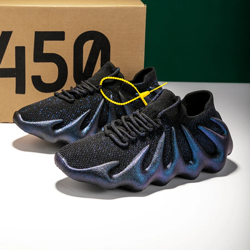 450  Lovers coconut shoes 2021 new flying shoes women and men sports leisure breathable shoes