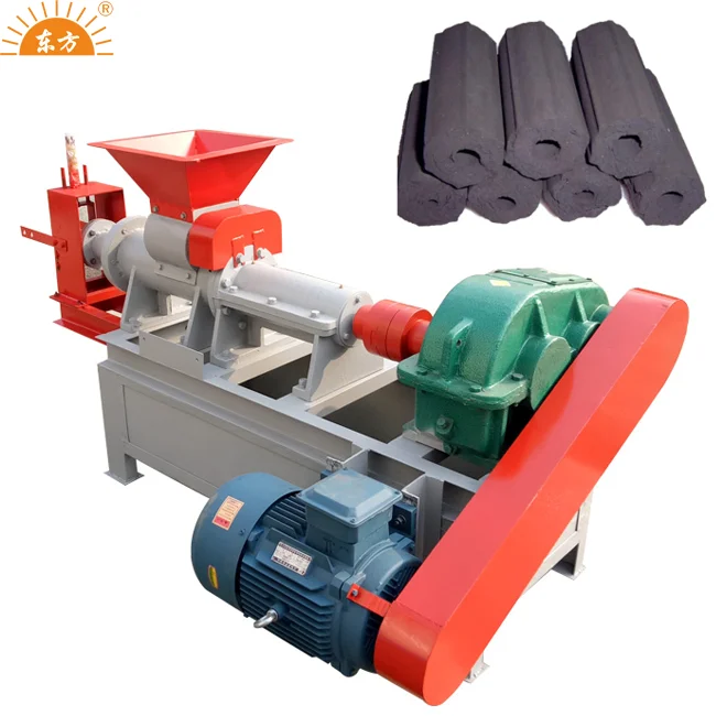 China manufacture charcoal briquette maker machine extruded rod price