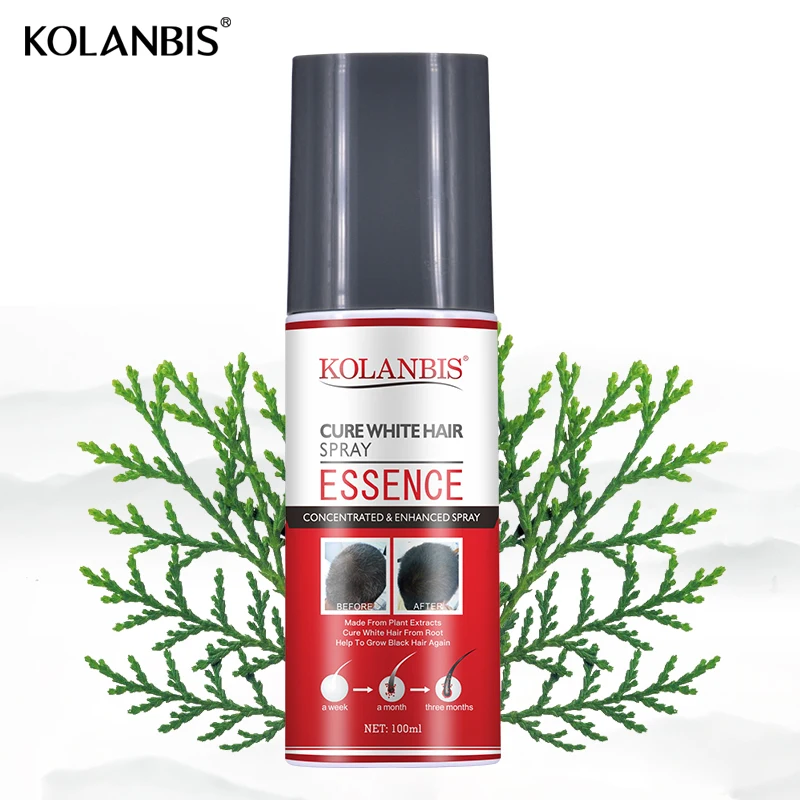 Hot Sell New Product Spray Form Cover Gray Hair Lotion Black Color Hair Spray