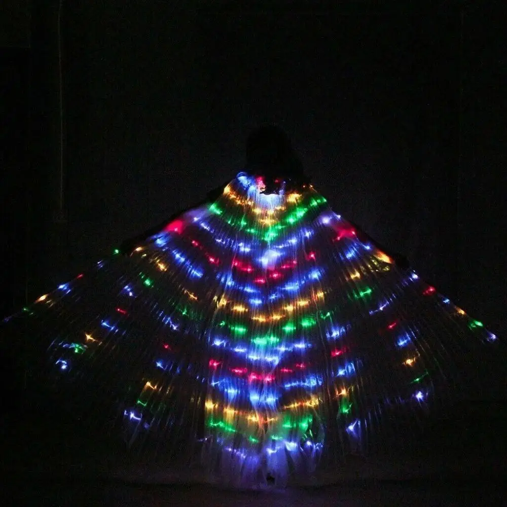 BestDance LED Isis Wings Belly Dance Costume Fairy wings Cosplay Angel Isis Wings