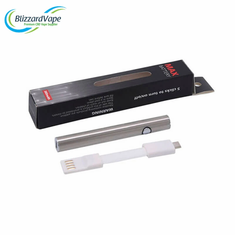 Аккумуляторная батарея Cbd с предварительным подогревом, 380 мАч Cbd, воздушный поток Cbd, вейп-ручка