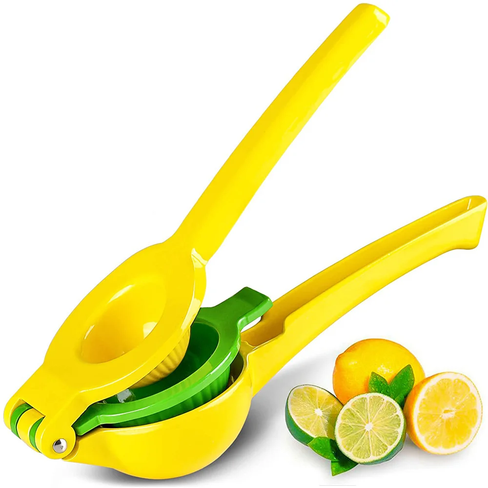 Metal Lemon Squeezer Hend Held Juicer Double Bowl Lemon Lime Squeezer Manual Orange Citrus Press Juicer Squeeze Kitchen Tools