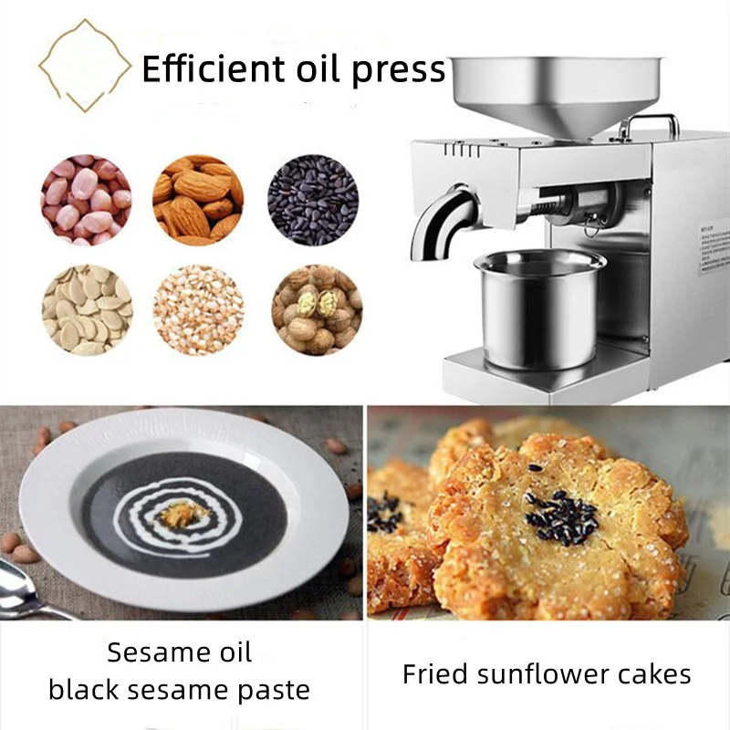 Automatic Oil Press Machine Refined Edible Cooking Oil Equipment Cocoa Beans Groundnut Oil Extraction Machine