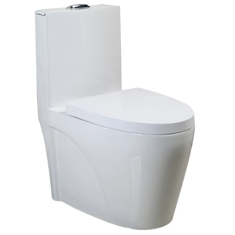 Home bathroom ceramic integrated toilet flush toilet mute super-swirling floor row toilet to undertake OEN