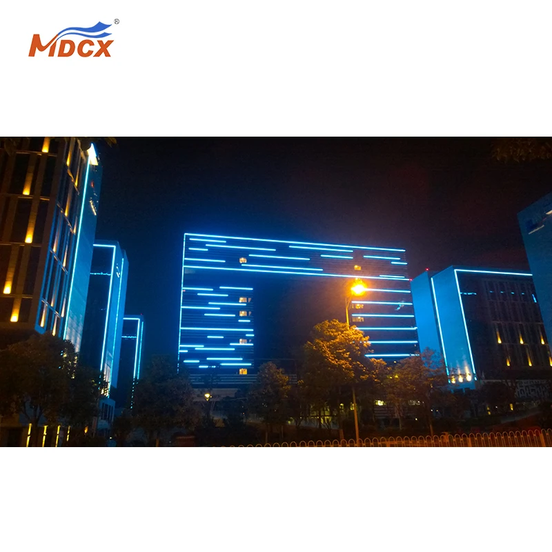 Outdoor Building Light Decoration Waterproof Flexible Led Linear Light RGB Linear Bar Light