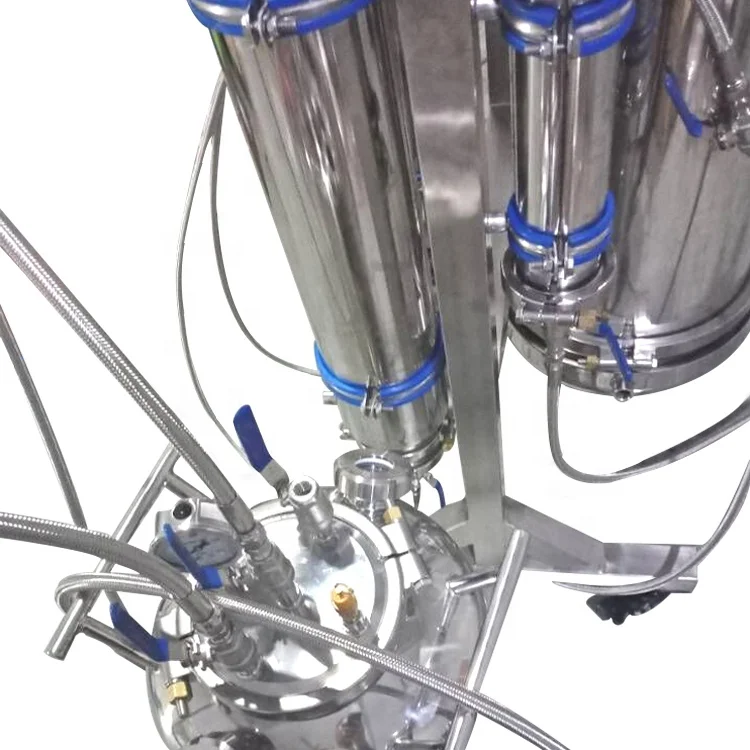 5lb to 10lb Closed Loop Extractor Extraction Machine with Rack and Dewaxing Column