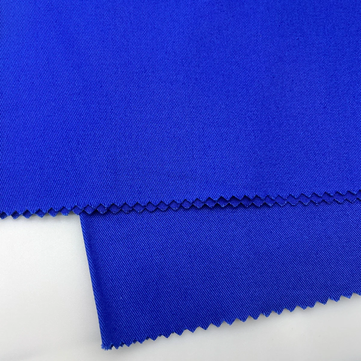 Textiles fabric manufacturer supplier cheap price wholesale royal blue woven 2/1twill 100% cotton workwear uniforms fabric