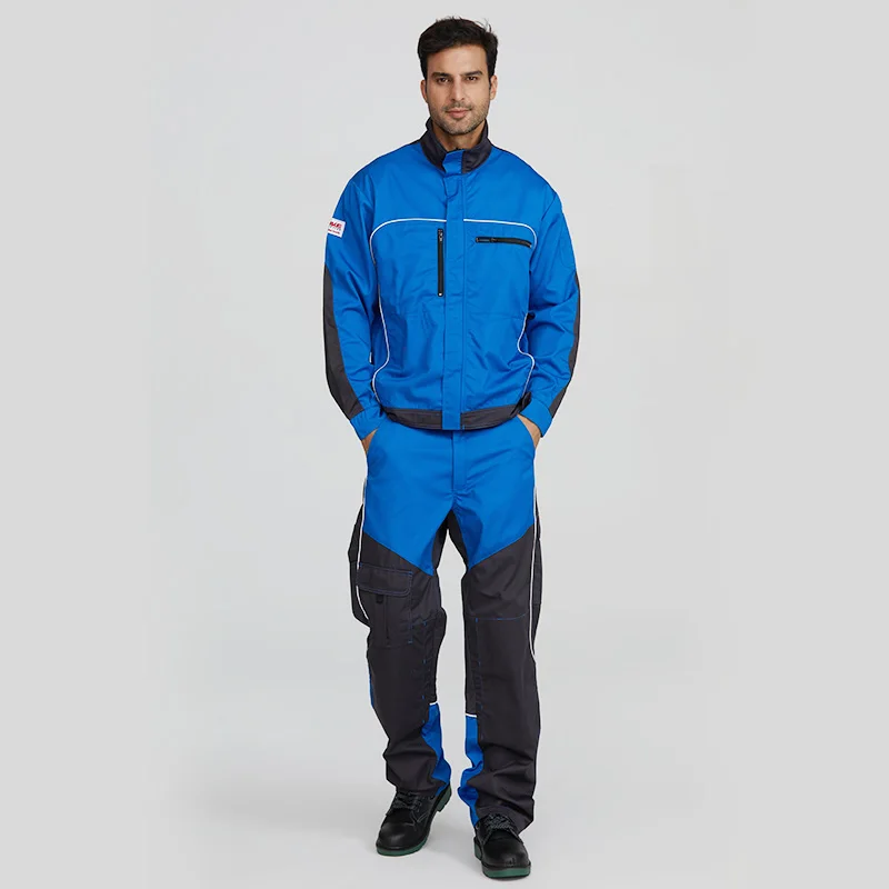Safety workwear mechanic work suit mens working outdoor work wear clothes uniform High Visible apparel