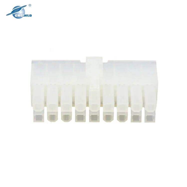 18 Pin Automobile Male White Wire harness Connector Housing Molex mini fit Connector 5557 5559 5569 5556 5558