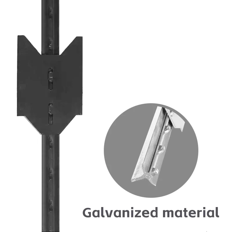 Factory direct wholesale  Metal Post Heavy Duty Metal 1.8m 2.1m 2.3m T Post for fence
