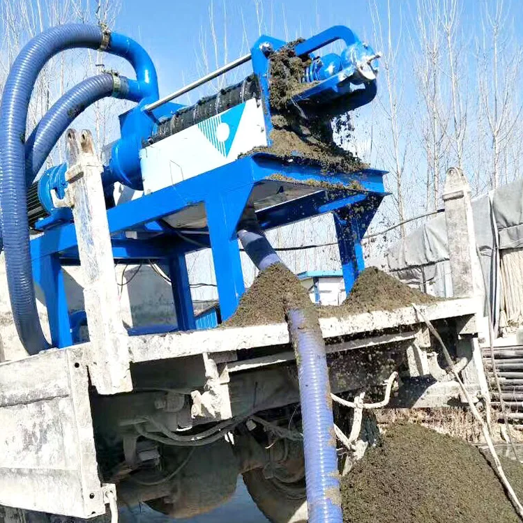 animal manure dehydrator/chicken dung dewatering seperator/screw press solid liquid separator/organic fertilizer making machine