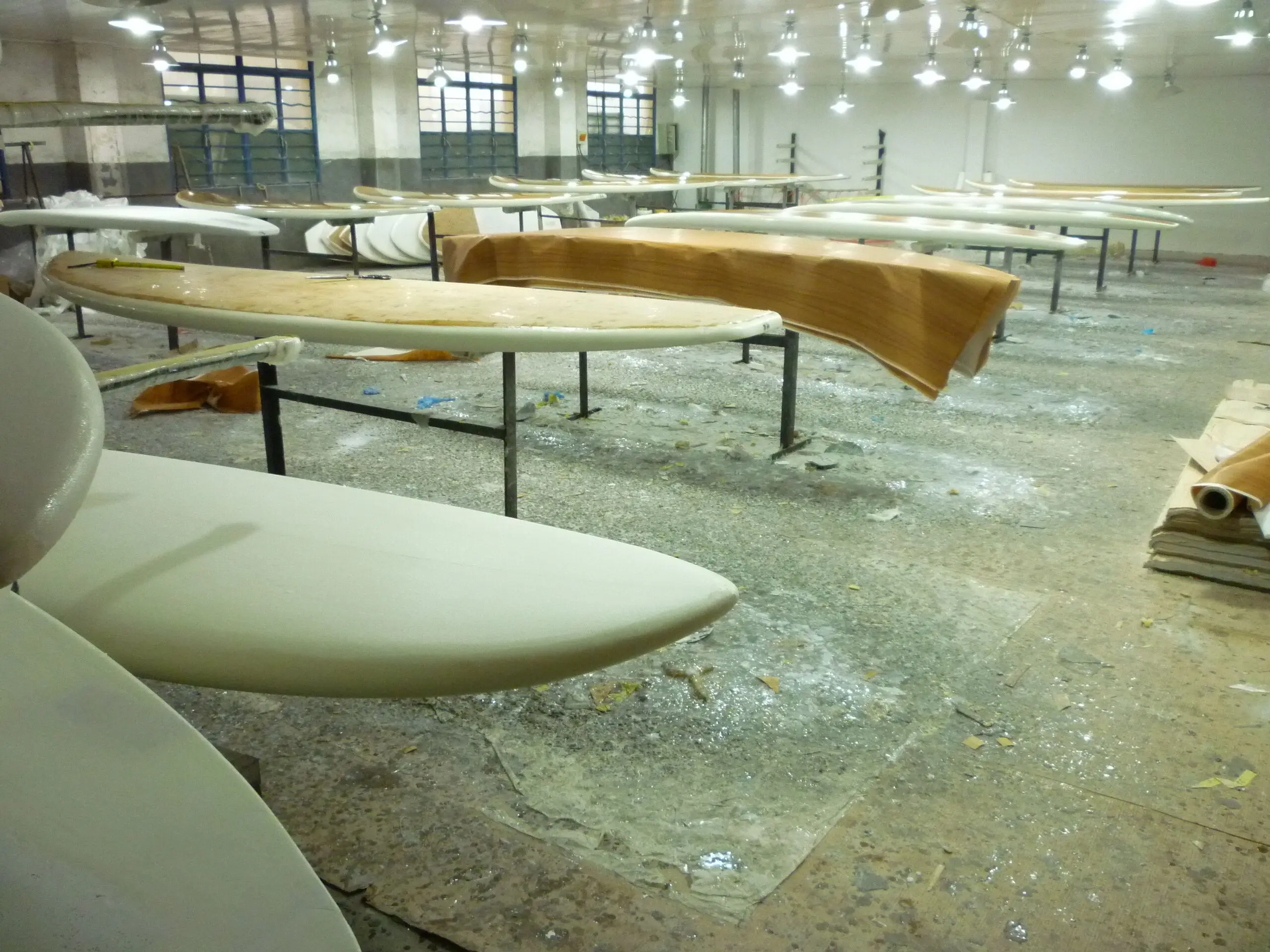 Popular Design colorful EPS Core Epoxy Wood Veneer SUP Stand Up Paddle Board