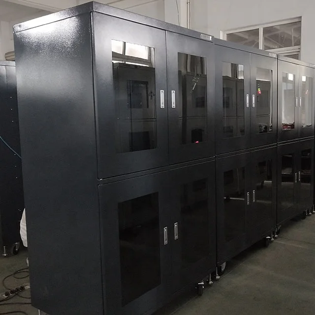 1440L 4 or 6 door  N2 cabinet auto ESD dry box cabinet Humidity control cabinet