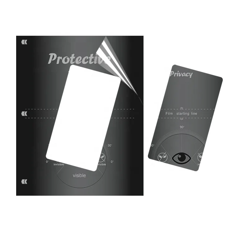 120x180mm Anti Peep Spy Privacy Matt Hydrogel Screen Protector Sheet Tpu Soft Films For Cutting Machine
