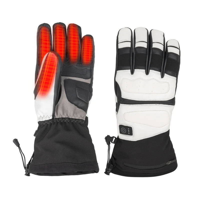 7.4V USB 3-Level Control Waterproof Windproof Electric Ski motorcycle Heated Gloves for Outdoor Sports Cycling Fishing etc.