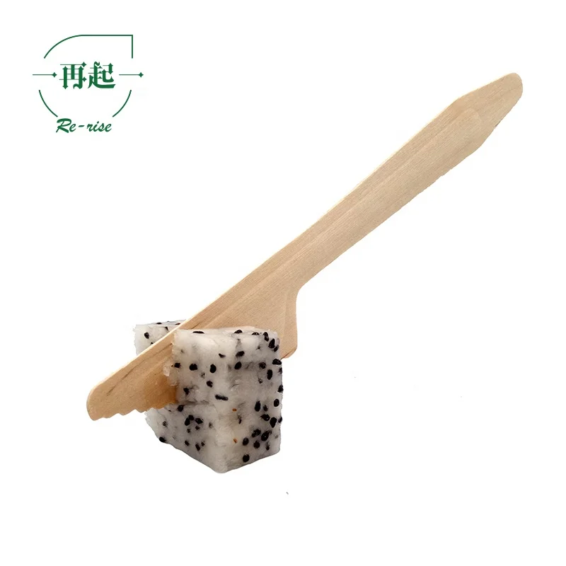 
Biodegradable Birch Wood Color Spoon and Fork 