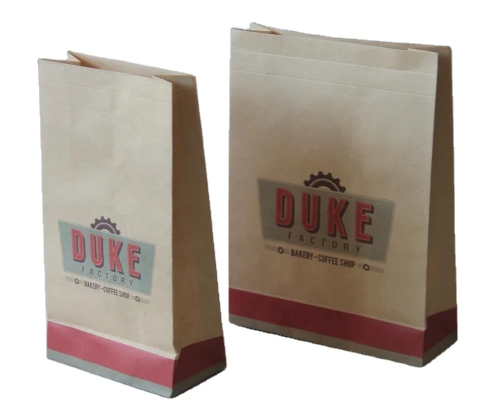 kraft paper bags for fruits and vegetables without handle