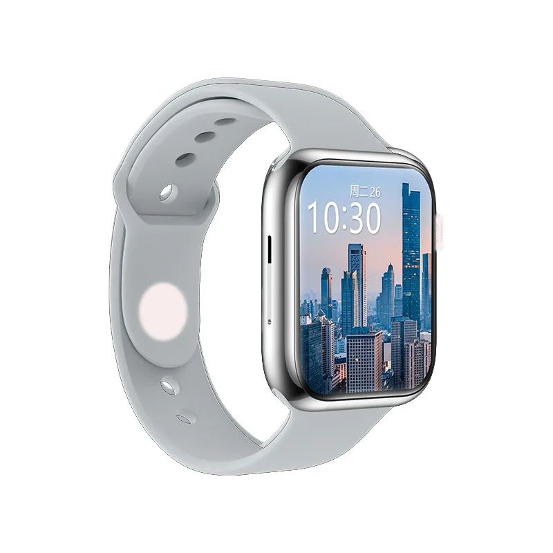 Smartwatch Fitness Heart Rate Blood Pressure Gps Touch Screen Calorie Tracker 8 Max Blue Tooth Call Smart Watch For I Watch