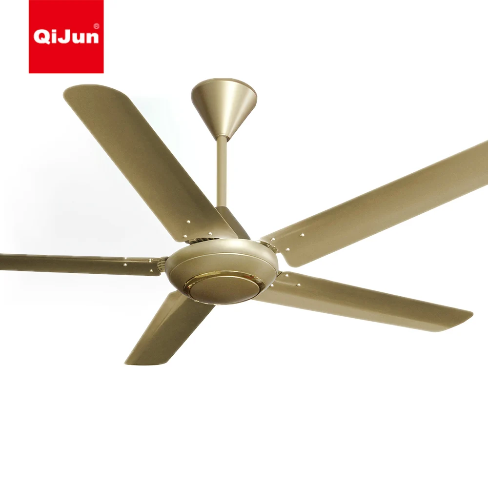 2025 New Design 5 blades for  56 inch KDK Ceiling fan with golden black color for IRAQ VietNam