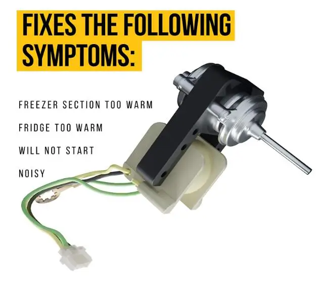 WR60X10220 Refrigerator Condenser Fan Motor