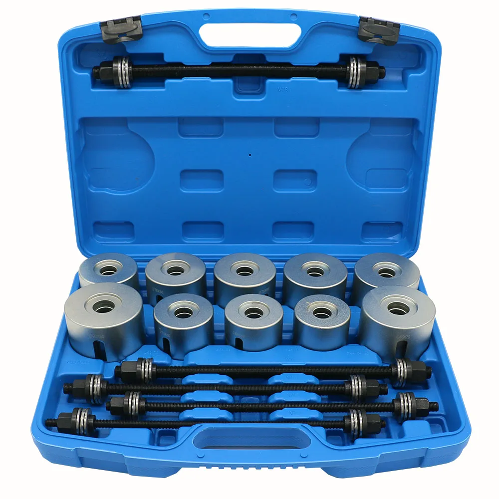 27 pcs New Professional Universal Bushing And Bearing Removal Press and Pull Sleeve Tool Kit
