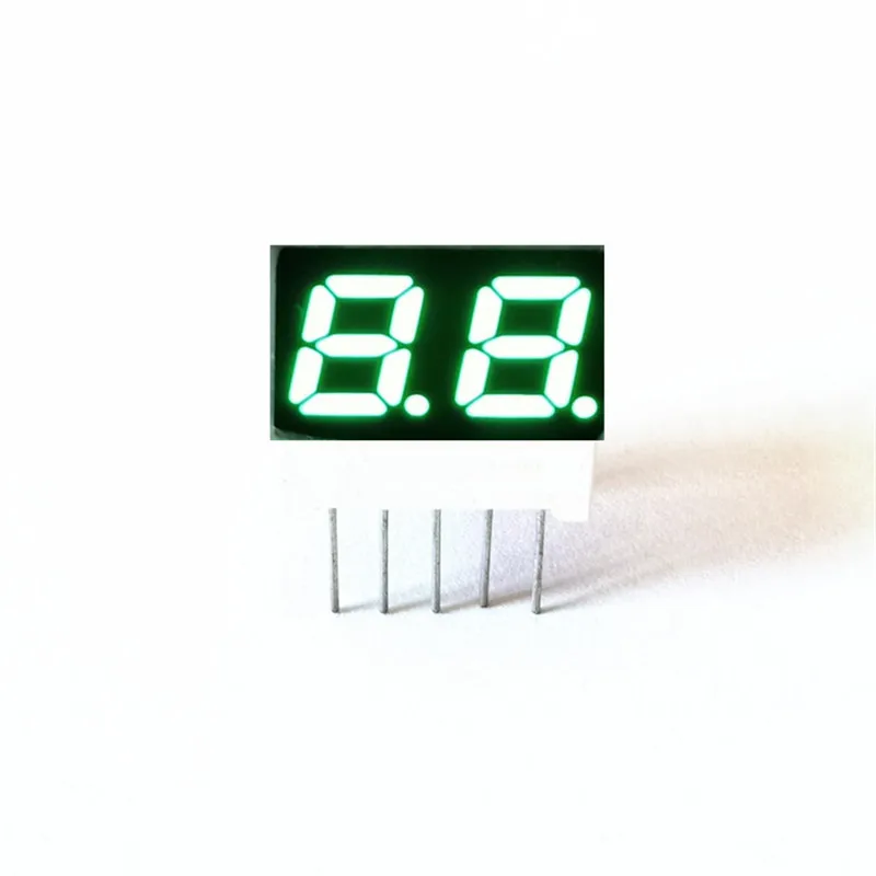 Jstronic mini 0.28 inch 2 digit 7 segment Led Display red blue white Seven Segment LED Panel