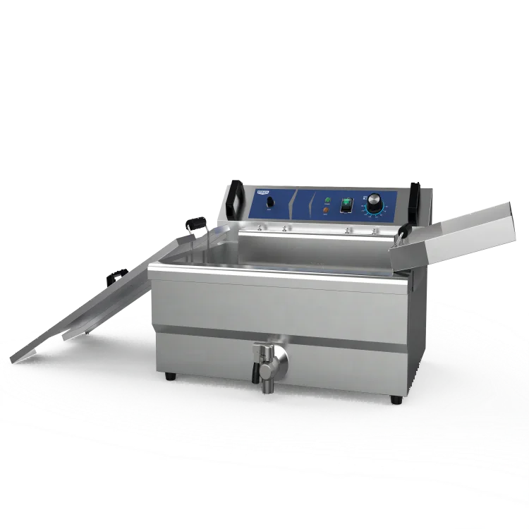 China Factory Direct Supply 35L Big Deep KFC Fryer Commercial Kitchen Tabletop Use  Oil Tank For Deep Fryer With Lid