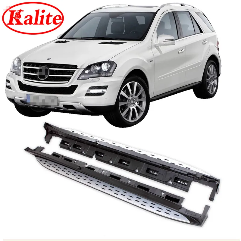 klt-A-0111-HighQuality Aluminum alloy car side running board for Mercedes-Benz ML 2012+ side foot plate auto side step pedals