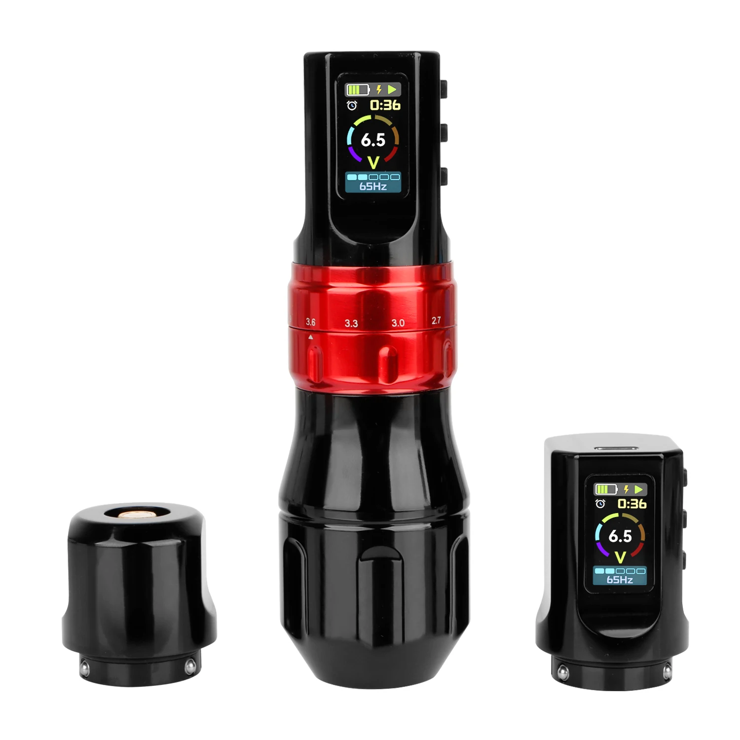 INKONE PRICK Wireless Tattoo Pen Adjustable Stroke 2.4-4.2mm Rotary Tattoo Pen for Body Art