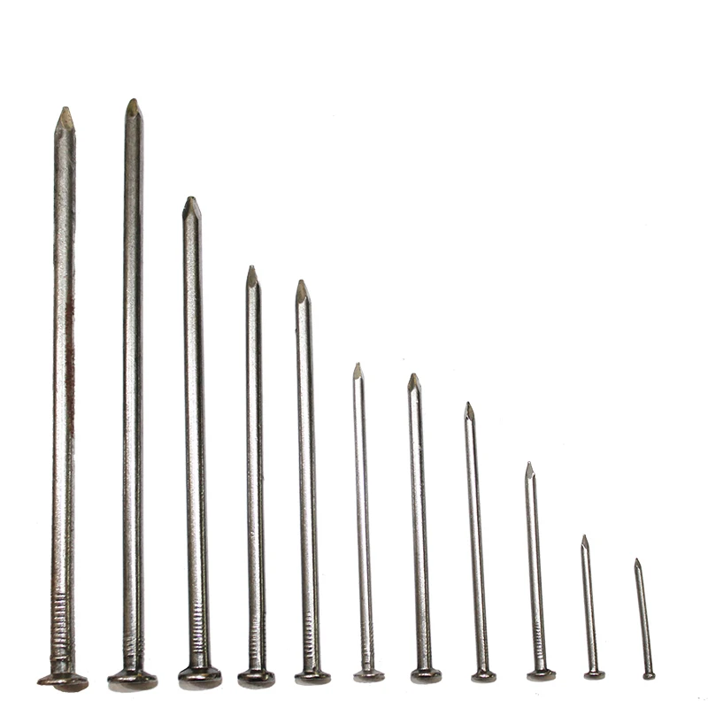 16 gauge high quality galvanized common nails 2 inches 1 kg/box common round iron wire nails cheap price