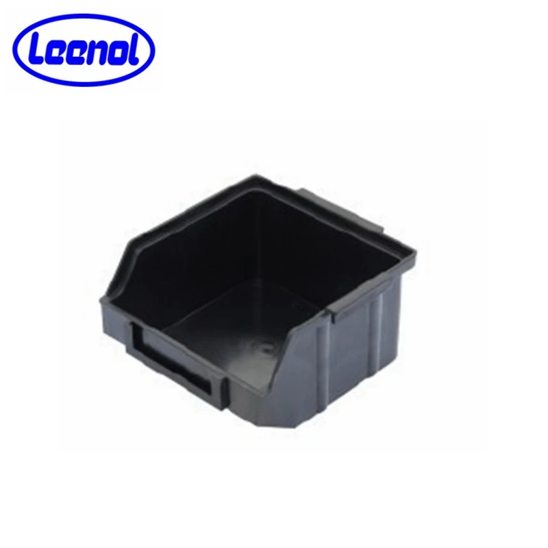 Leenol Widely Use Electronic ESD SMT Rack Black PCB Packing ESD Component Box Container Plastic Bin Conductive Tray