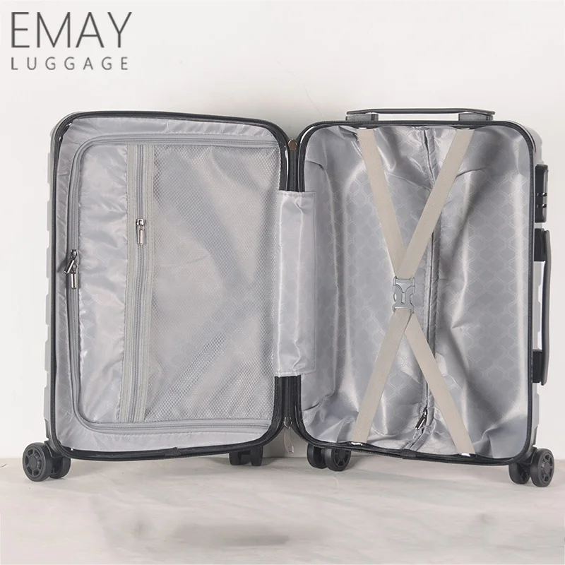 Customized Design Abs Pc Trolley Case Wheeled Suitcase Travel Bag Luggage