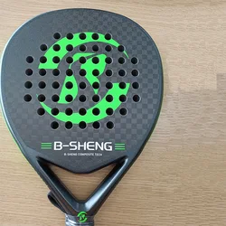 Китайский производитель, Заводская черная круглая Теннисная ракетка из углеродного волокна 12K